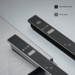 索靴2024新产品图雅防水铝门锁超薄电动数码指纹智能门锁带摄像头 - Image 6