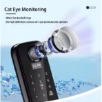 Suoboot人脸识别指纹锁顶Wifi摄像头数字锁钥匙智能门锁 - Image 3