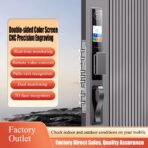 索靴人脸识别数字键盘铝合金门锁生物指纹安全智能WiFi 6个月枪灰色 - Image 3