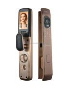 索靴6085榫眼豪华哑光黑色自动9种语言图雅3d人脸识别智能门锁 - Image 5