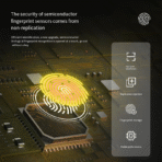 索靴2024新产品图雅防水铝门锁超薄电动数码指纹智能门锁带摄像头 - Image 5