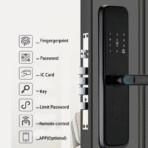 Ilhockey智能指纹门锁wi-fi铝门兼容存储卡图雅智能家居无钥匙进入 - Image 2