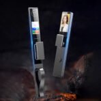 索靴人脸识别数字键盘铝合金门锁生物指纹安全智能WiFi 6个月枪灰色 - Image 2