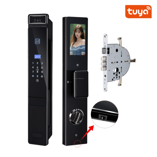 图亚应用以色列榫眼数字智能锁指纹密码电子智能门锁射频识别Nfc卡无钥匙安全锁