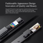 索靴人脸识别数字键盘铝合金门锁生物指纹安全智能WiFi 6个月枪灰色 - Image 4