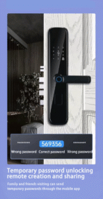 Ilhockey智能指纹门锁wi-fi铝门兼容存储卡图雅智能家居无钥匙进入 - Image 6